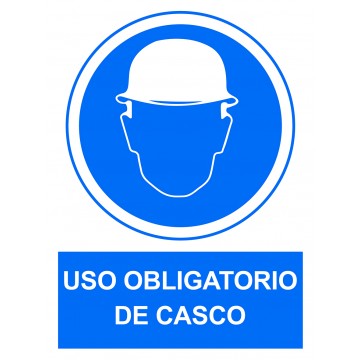 SEÑAL OBLIGATORIA USO CASCO...