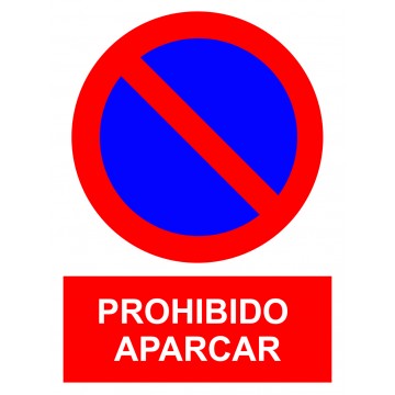 SEÑAL PROHIBIDO APARCAR SP885