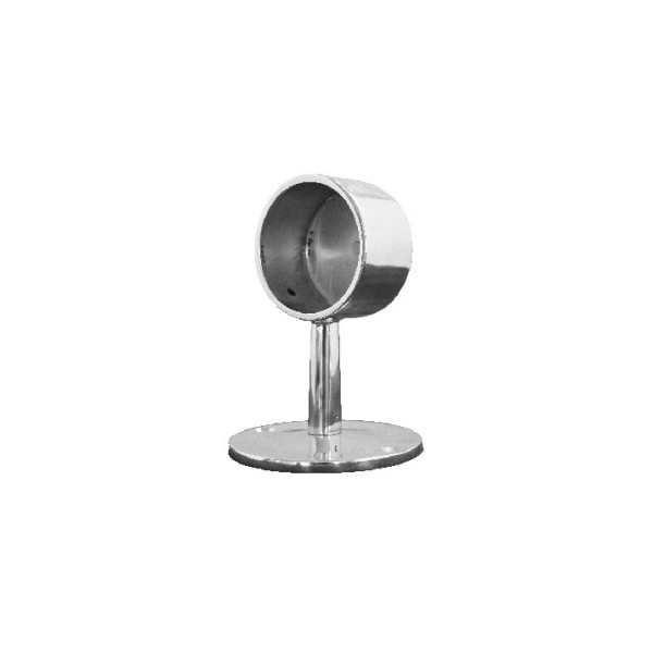 SOPORTE ABRAZADERA PLANO FINAL TUBO 43 ACERO INOXIDABLE SP936