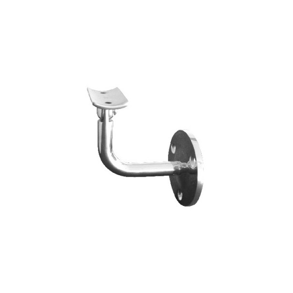 SOPORTE PARED ÁNGULO REGULABLE PASAMANOS TUBO 43 ACERO INOXIDABLE SP927