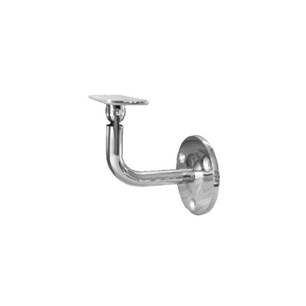 SOPORTE PARED ÁNGULO REGULABLE PASAMANOS TUBO RECTO ACERO INOXIDABLE SP929