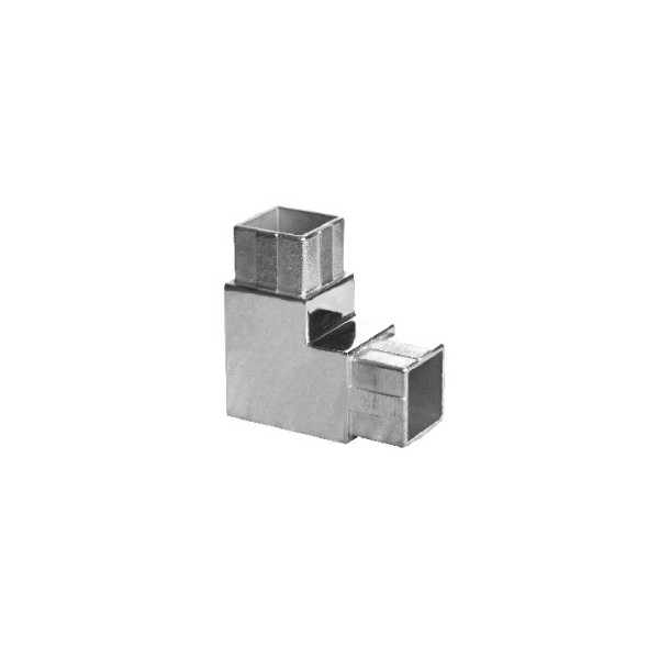 CODO RECTO TUBO 40X40 ACERO INOXIDABLE CD901