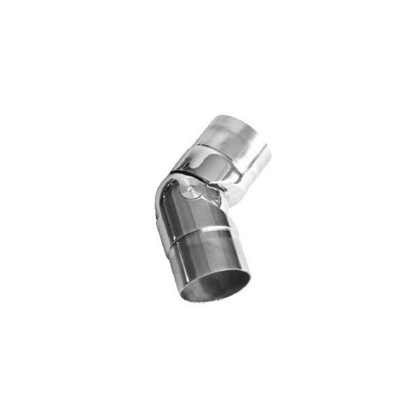 CODO REGULABLE TUBO 43 ACERO INOXIDABLE CD902