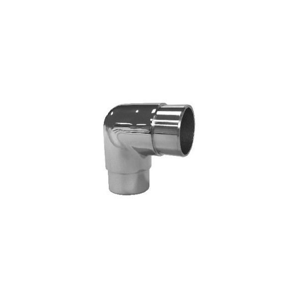 CODO RECTO TUBO 43 ACERO INOXIDABLE CD904