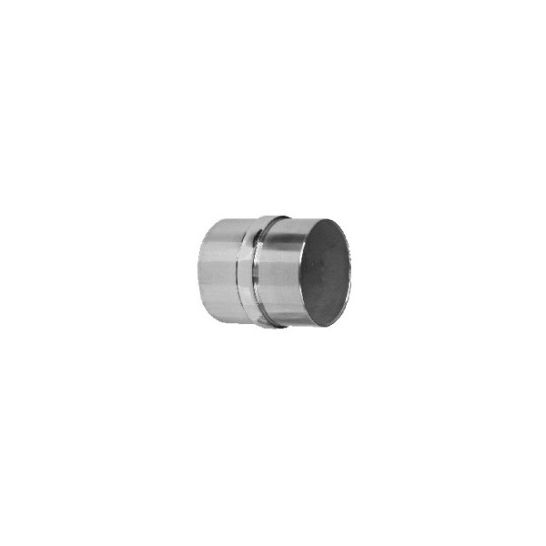 CONECTOR RECTO EN TUBO 43 ACERO INOXIDABLE CD910