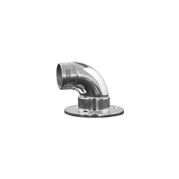 CODO BASE CURVO TUBO 43 ACERO INOXIDABLE CD908