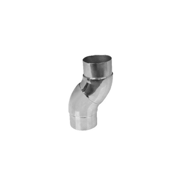 CODO GIRATORIO TUBO 43 ACERO INOXIDABLE CD914