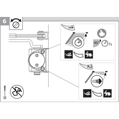 Geze TS1000 regulación