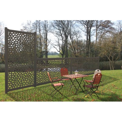 panel mosaic marron