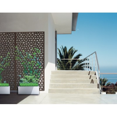 panel mosaic marron