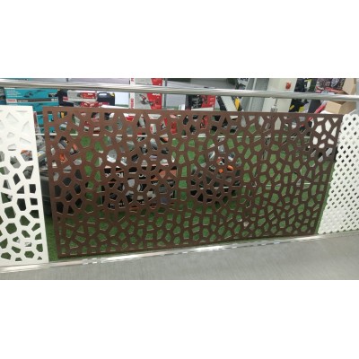 panel mosaic marron