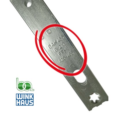 CREMONA GAK.465 4926221 WINKHAUS COTA FIJA AGUJA 15,5 REFERENCIA