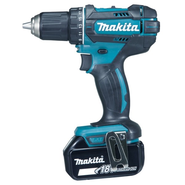 TALADRO ATORNILLADOR LXT DDF-482RME MAKITA + BATERÍA 18V/4.0Ah (x2) + MALETÍN PVC + CARGADOR