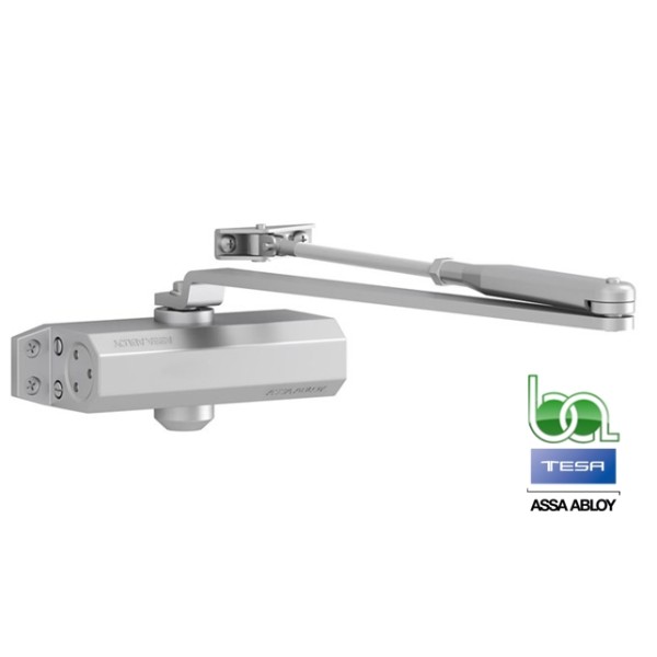 CIERRAPUERTAS TESA ASSA ABLOY DC110 FUERZA EN 2-4 1100MM Máx. 80 KG. (BRAZO INCLUIDO)
