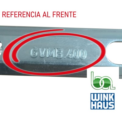 CREMONA CORREDERA GVMC.400-2 4932329 WINKHAUS COTA VARIABLE AGUJA 15,5 REFERENCIA AL FRENTE