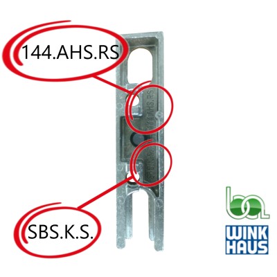 CERRADERO MARCO DERECHO CORREDERA DE SEGURIDAD WINKHAUS SBS.K.S. 144.AHS.RS 4933212 REFERENCIA CARA POSTERIOR