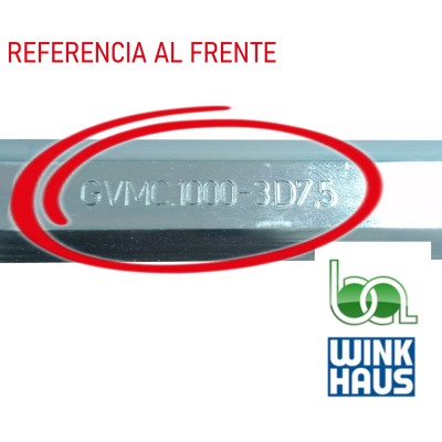CREMONA CORREDERA GVMC.1000-3D7,5 4965364 WINKHAUS COTA VARIABLE AGUJA 7,5 REFERENCIA
