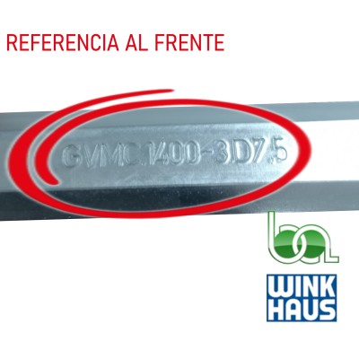 CREMONA CORREDERA GVMC.1400-3D7,5 4965366 WINKHAUS COTA VARIABLE AGUJA 7,5 REFERENCIA