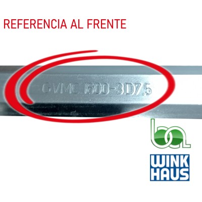 CREMONA CORREDERA  GVMC.1600-3D7,5 4965367 WINKHAUS COTA VARIABLE AGUJA 7,5 REFERENCIA