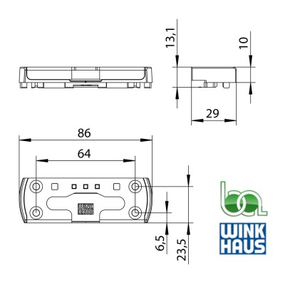 CERRADERO  DE SEGURIDAD WINKHAUS SBK.K.152 4938546 PLANO