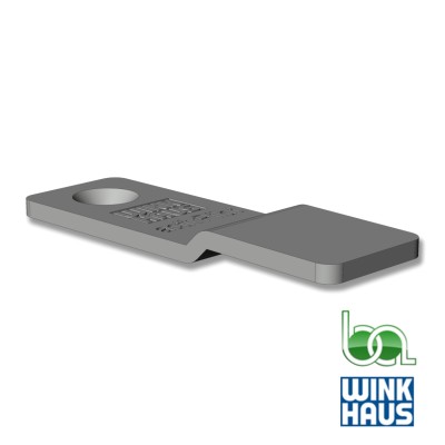 PLACA DE UNIÓN WINKHAUS R SL 1934201 3D