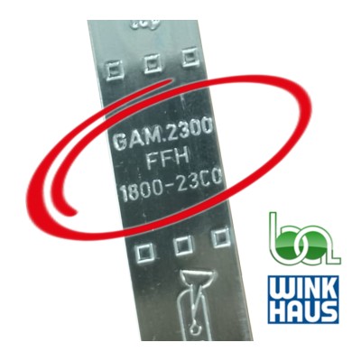CREMONA GAM. 2300-3 4938163 WINKHAUS COTA VARIABLE AGUJA 15,5 REFERENCIA