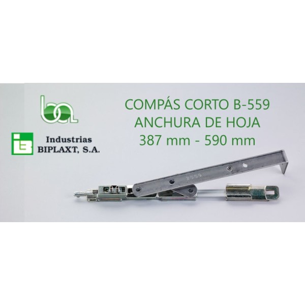 COMPÁS OSCILOBATIENTE PEQUEÑO CORTO B-2011 B-559 BIPLAXT