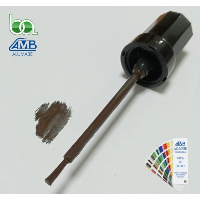 STICK PINCEL RETOQUE EN ALUMINIO RAL 8017 12 ML