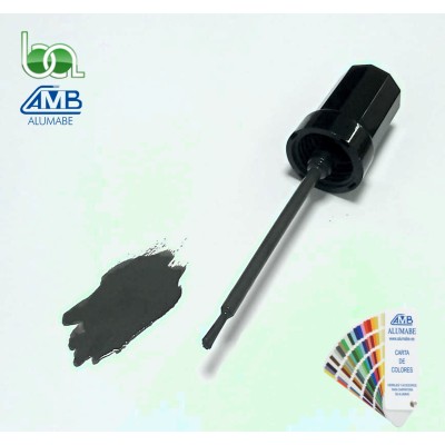 STICK PINCEL RETOQUE EN ALUMINIO GRIS SOMBRA RAL 7022 BRILLO 12 ML