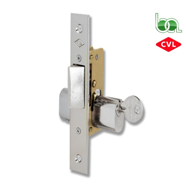 CERRADURA DE EMBUTIR PICAPORTE ACCIONADO POR POR LLAVE CON CILINDRO OVAL 1979/0 CVL
