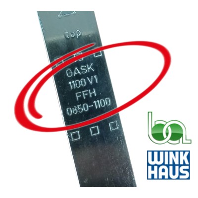 CREMONA PALANCA HOJA PASIVA CON BOTÓN GASK.1100-1 4933703 WINKHAUS REFERENCIA