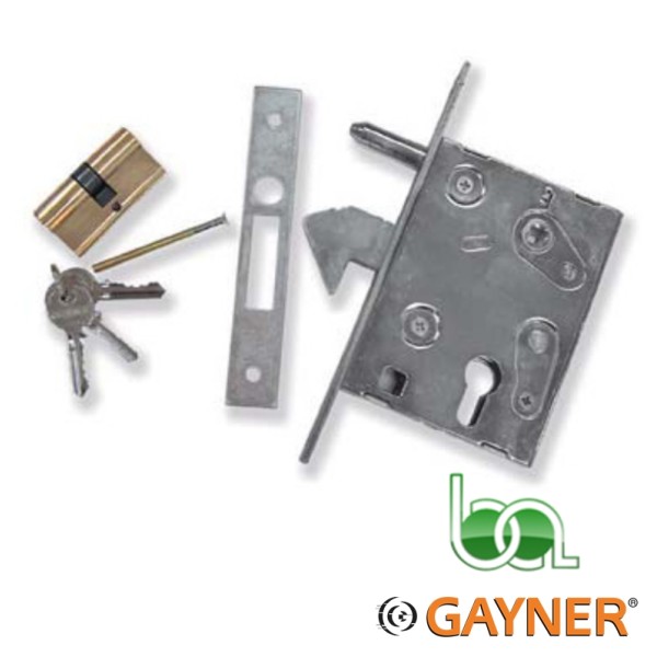 CERRADURA DE EMBUTIR GANCHO PICO LORO GAYNER 80-266