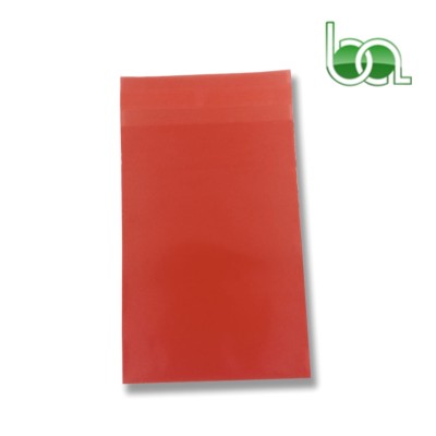 BOLSA DE PLÁSTICO APERTURA SOBRE PARA ENVÍOS CON CIERRE ADHESIVO 11X18 ROJA
