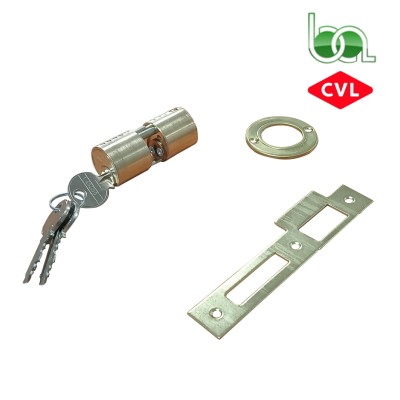 CERRADURA DE EMBUTIR PARA PUERTAS METÁLICAS PALANCA Y PICAPORTE CON CILINDRO REDONDO1962 CVL