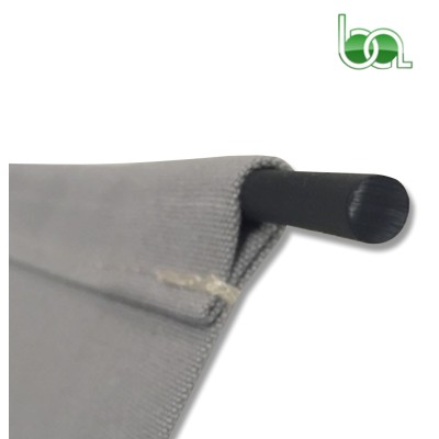 "VT-5,5" METRO VARILLA TOLDO MACARRON CONFECCIÓN 5,5 MM NEGRA PARA LONA DE TOLDO