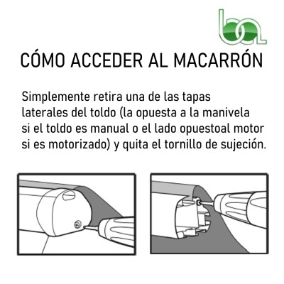 "VT-5,5" METRO VARILLA TOLDO MACARRON CONFECCIÓN 5,5 MM NEGRA PARA LONA DE TOLDO