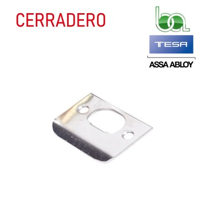CERRADERO CROMO POMO PARA PUERTA TESA COPA 2504 CM CROMO MATE LLAVE PASO SIN DESBLOQUEO PARA DORMITORIO O ESTANCIAS PRIVADAS