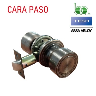 POMO PARA PUERTA TESA NOBEL 2805 BA BRONCE ANTIGUO PASO PASO, PARA PUERTAS DE PASO