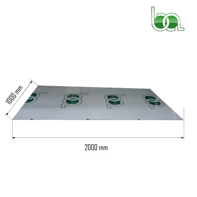 PANEL COMPOSITE ALUMINIO BLANCO LACADO DOS CARAS 2000X1000X3 MM