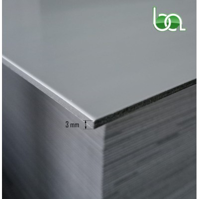 PANEL COMPOSITE ALUMINIO BLANCO LACADO DOS CARAS 2000X1000X3 MM
