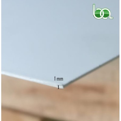CHAPA LISA DE ALUMINIO PLATA DOS CARAS 2000X1000X1 MM