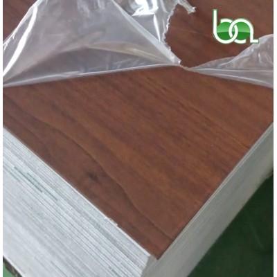 CHAPA LISA DE ALUMINIO NOGAL VETEADO LACADO IMITACION MADERA UNA CARA 2000X1000X0,8 MM