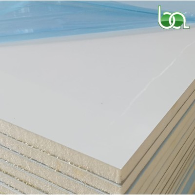 PANEL SANDWICH 3000x1250x16 MM LISO DE ALUMINIO BLANCO LACADO DOS CARAS