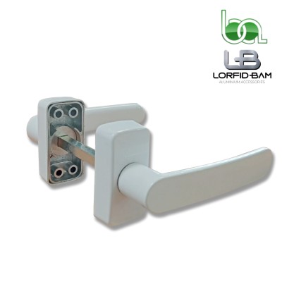 JUEGO DE MANILLA RECUPERABLE PARA PUERTAS MOD.F214 LORFID