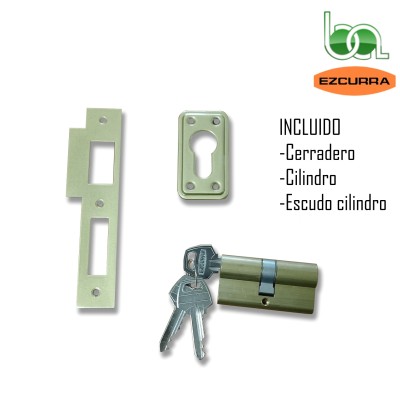 CERRADURA EMBUTIR PALANCA Y PICAPORTE PINTADA ESMALTADA 3100 EZCURRA