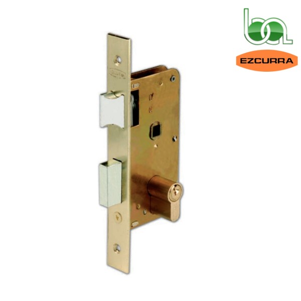 CERRADURA EMBUTIR PALANCA Y PICAPORTE PINTADA ESMALTADA 3100 EZCURRA PARA PUERTAS METALICAS
