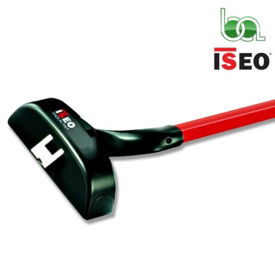 JUEGO MANILLON ANTIPANICO DE SOBREPONER CON BARRA ROJA CIERRE LATERAL HOJA ACTIVA 1º HOJA ISEO IDEA 9411000505