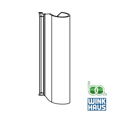RECUBRIMIENTO COMPÁS SW BLANCO 1505705 WINKHAUS PLANO COTAS MEDIDAS