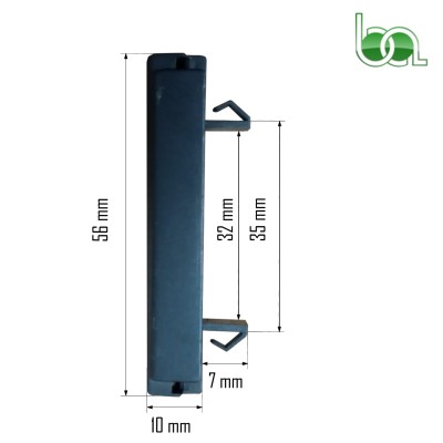 TAPA VIERTEAGUAS PARA VENTANA DE ALUMINIO ABATIBLE SERIE MEZQUITA VÁLVULA DE DESAGÜE CON CORTAVIENTOS VD3808