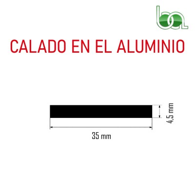 TAPA VIERTEAGUAS PARA VENTANA DE ALUMINIO ABATIBLE SERIE MEZQUITA VÁLVULA DE DESAGÜE CON CORTAVIENTOS VD3808